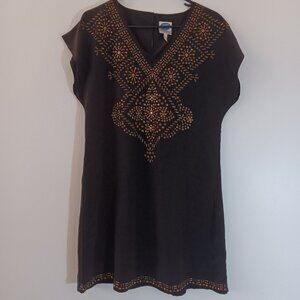 Womens DG2 by Diane Gilman- Size small- Black/Beaded